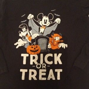 Disney x Jumping Beans Kids Tshirt 3T Vampire Mickey Frankenstein Goofy Donald